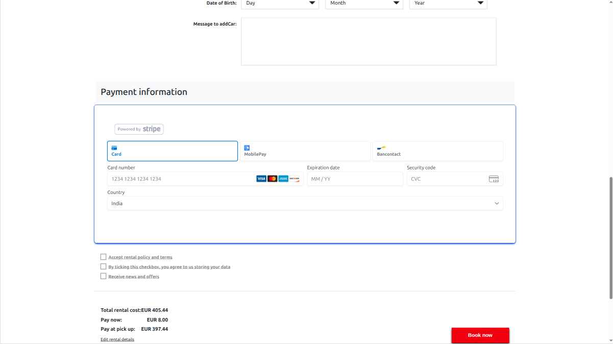 Payment Checkout