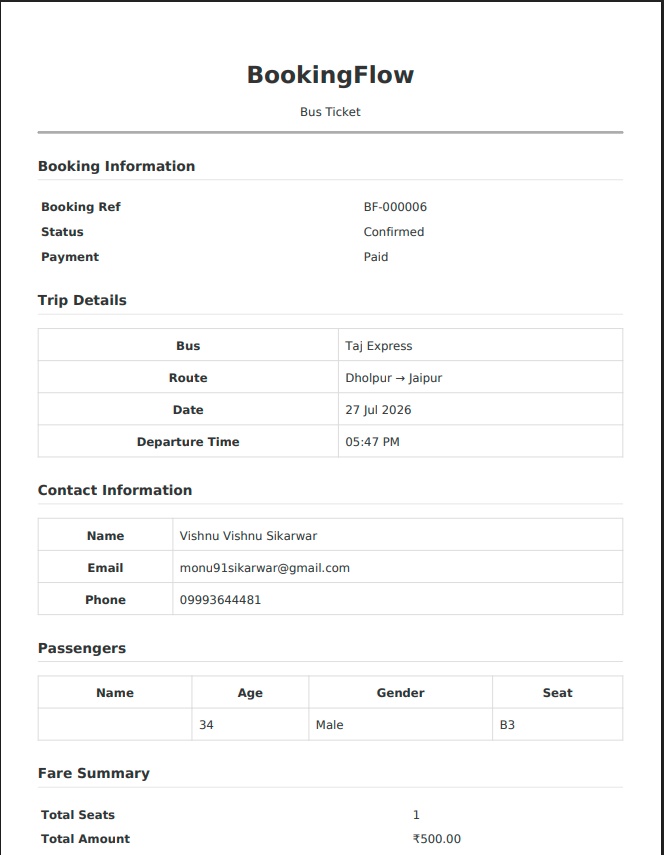 Ticket Download