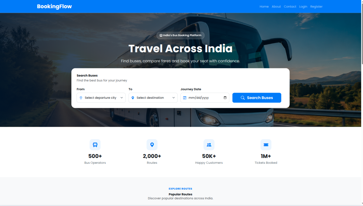 BookingFlow project screenshot